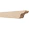 Ekena Millwork 6in. W x 6in. H x 32in. L Carmel Woodgrain TimberThane Rafter Tail, Primed Tan RFTUR06X06X32CARRCPR - alternate 1
